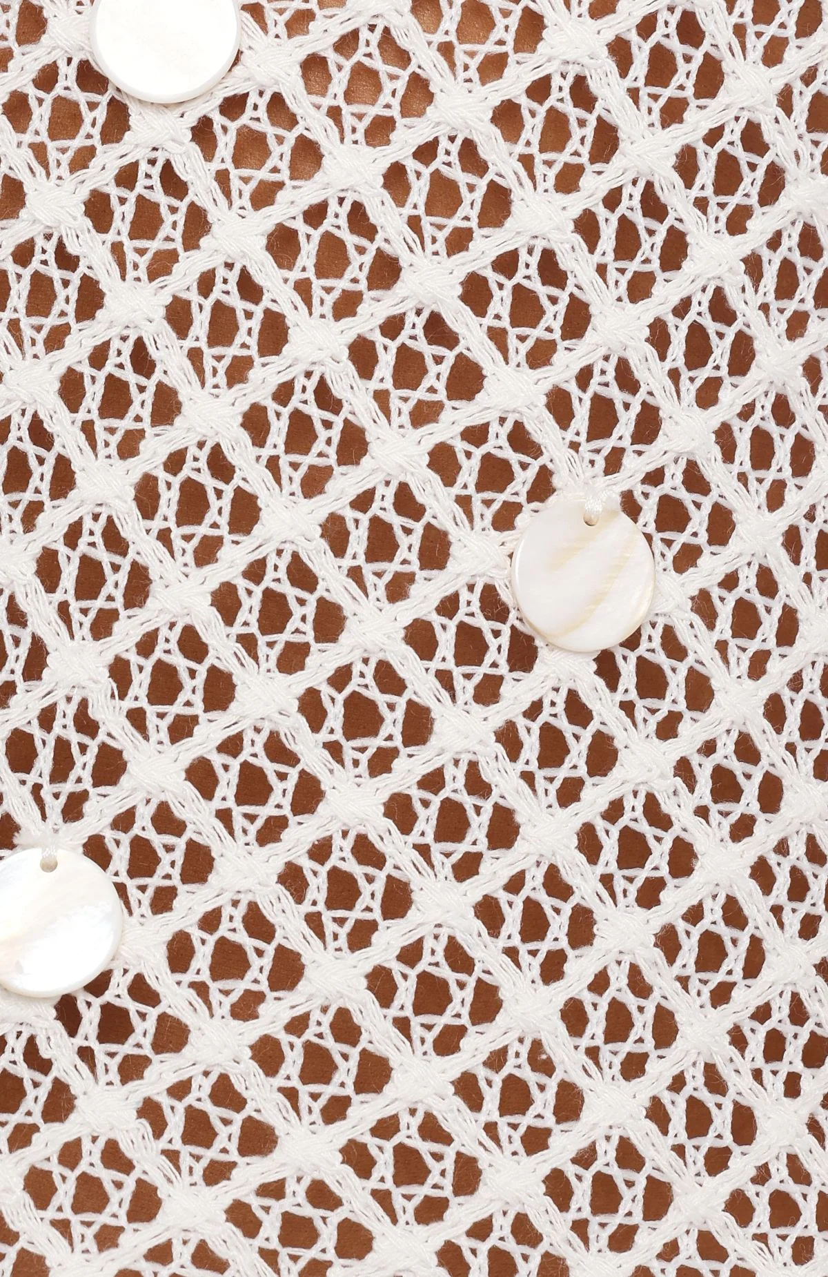Amalfi Daydream Crochet Mini Dress White - Image 7