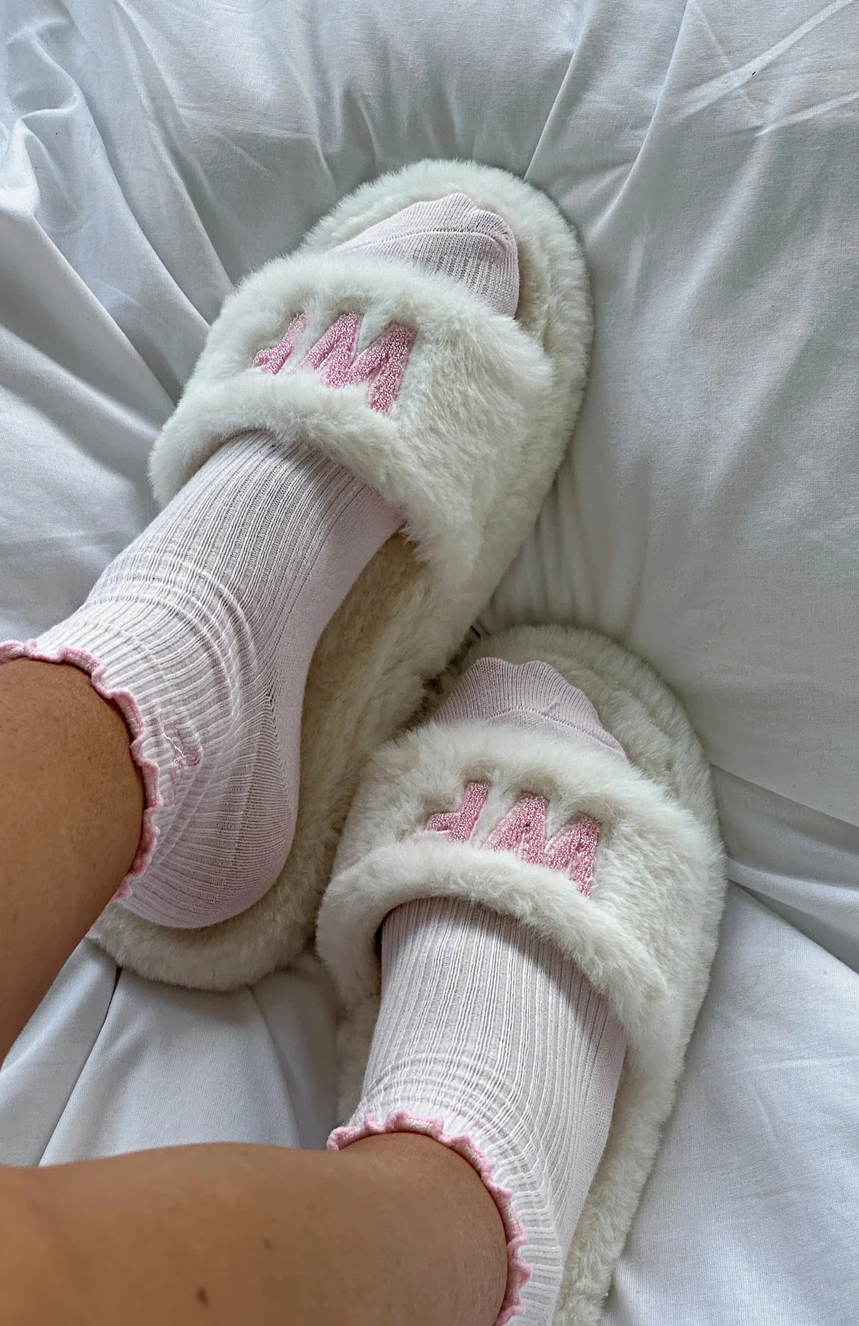 Ana Slipper Cream/Baby Pink - Image 5
