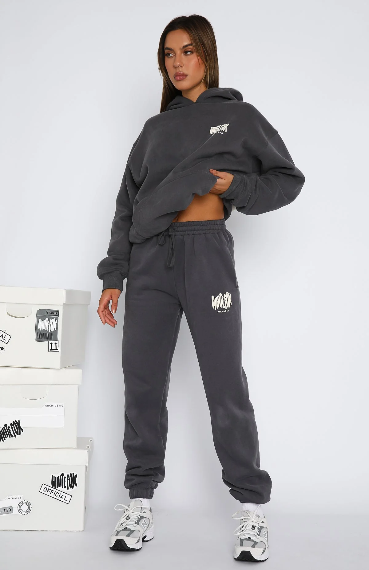 Archive 6.0 Oversized Hoodie Ash - Image 5