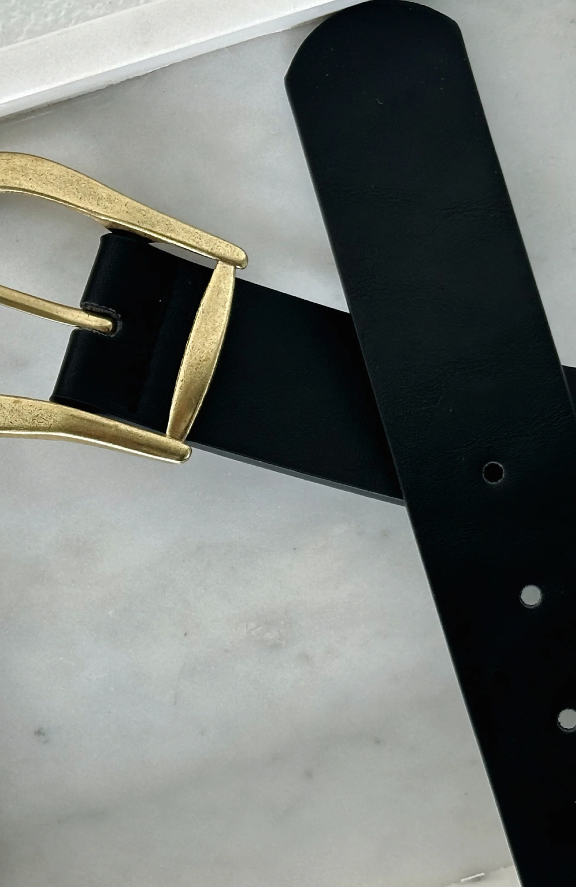 Austin Belt Black/Gold - Image 3