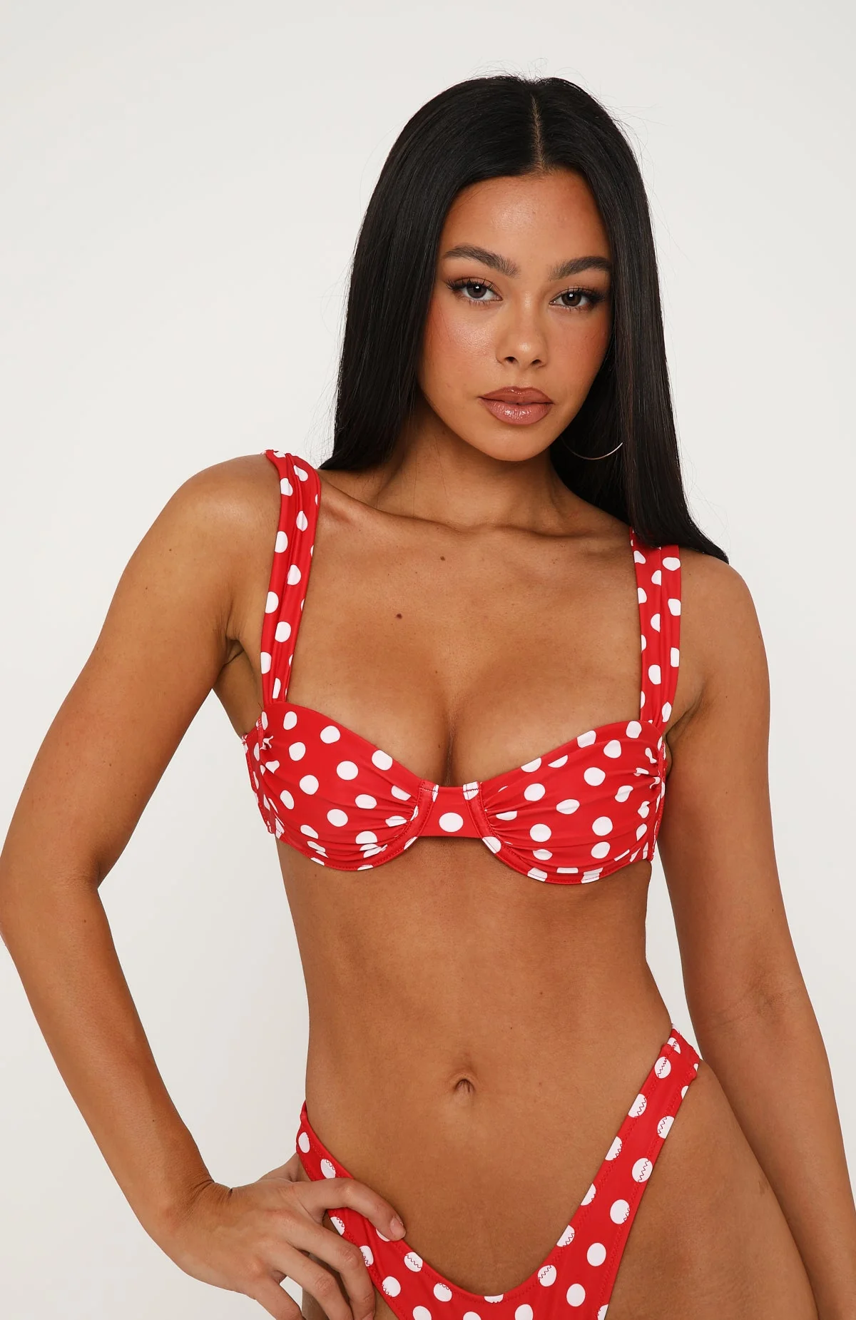 Balia Bikini Top Cherry Polka Dot - Image 3