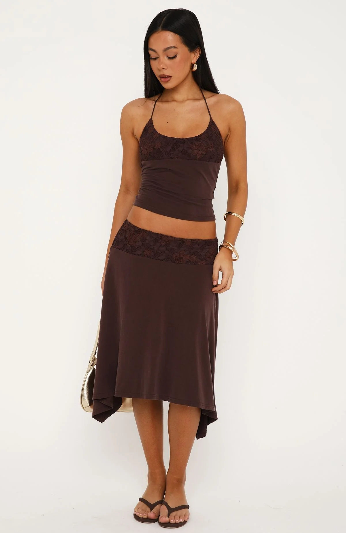 Cool Chaos Halter Top Chocolate - Image 5