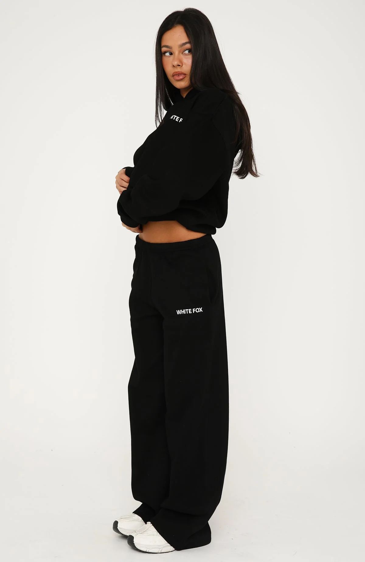 Core Classic Wide Leg Sweatpants Black - Image 3