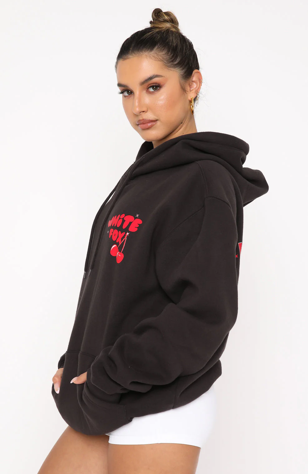 Don't Waste Time Hoodie Charcoal - Image 3