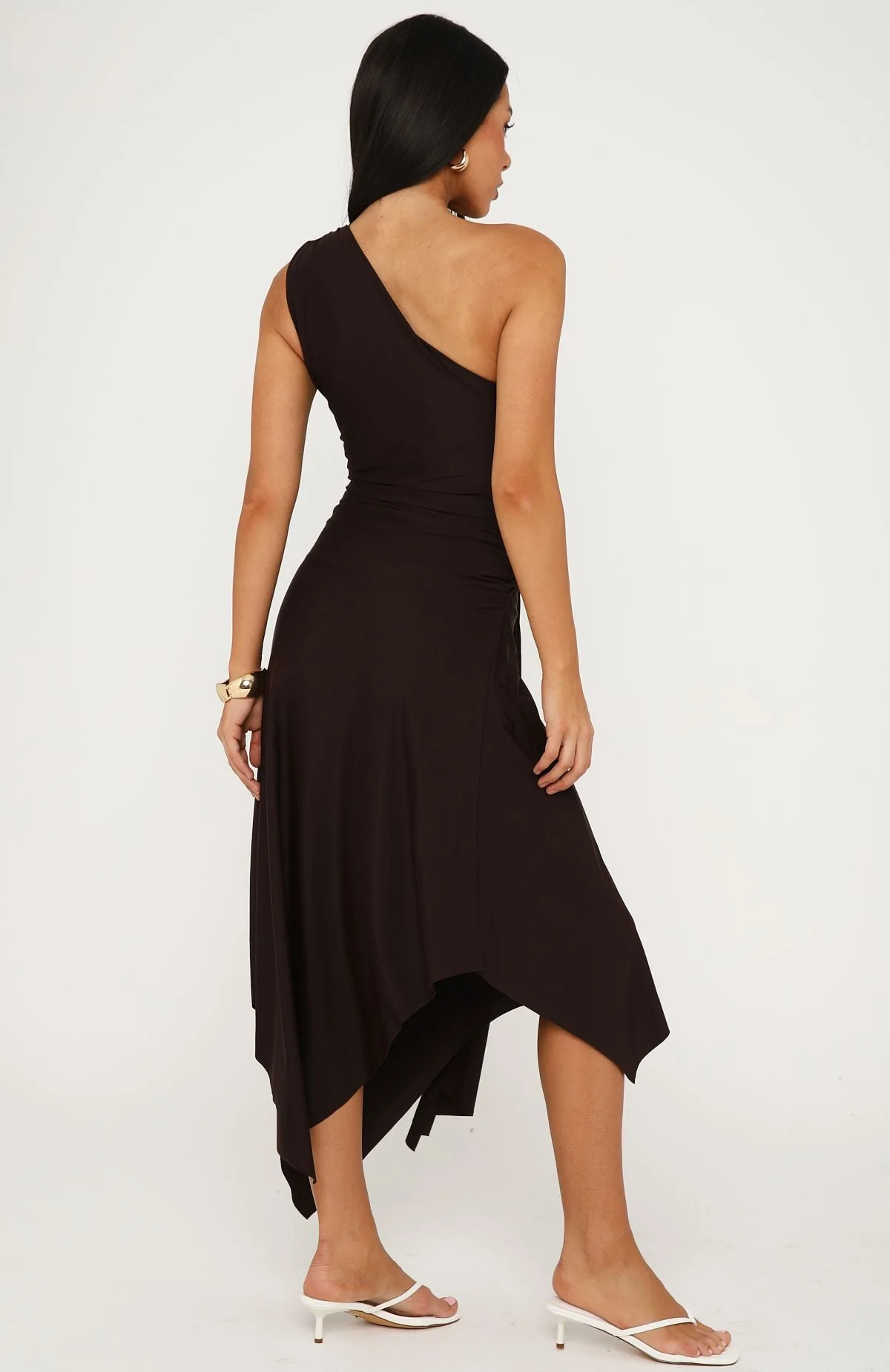 Drifting Away Maxi Dress Chocolate - Image 4