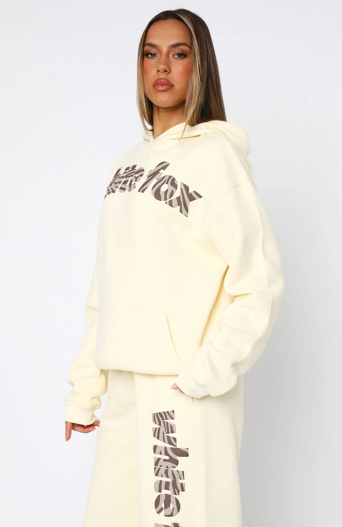 From The Archives Maya Oversized Hoodie Lemon - Image 3