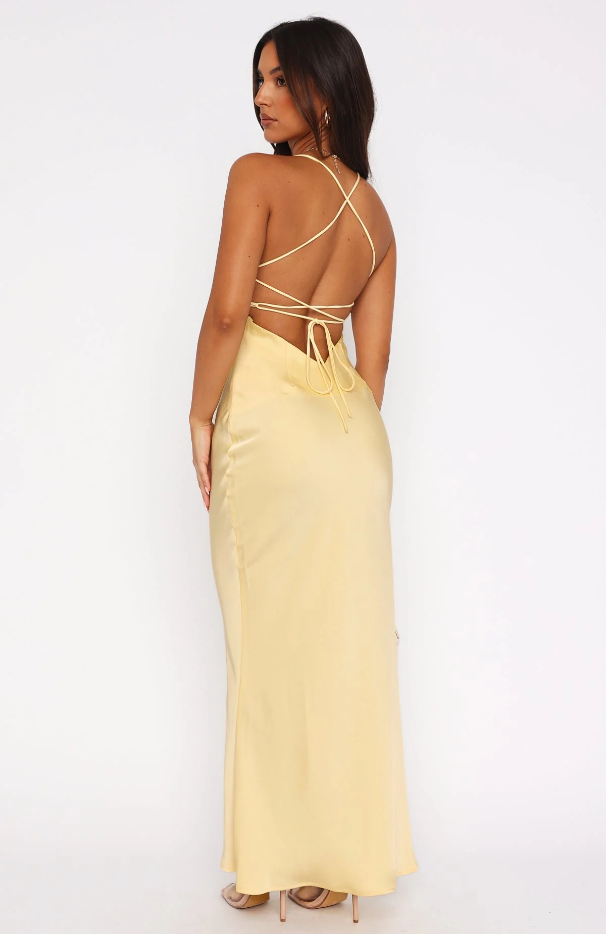 It's Not The Same Maxi Dress Lemon - Image 4