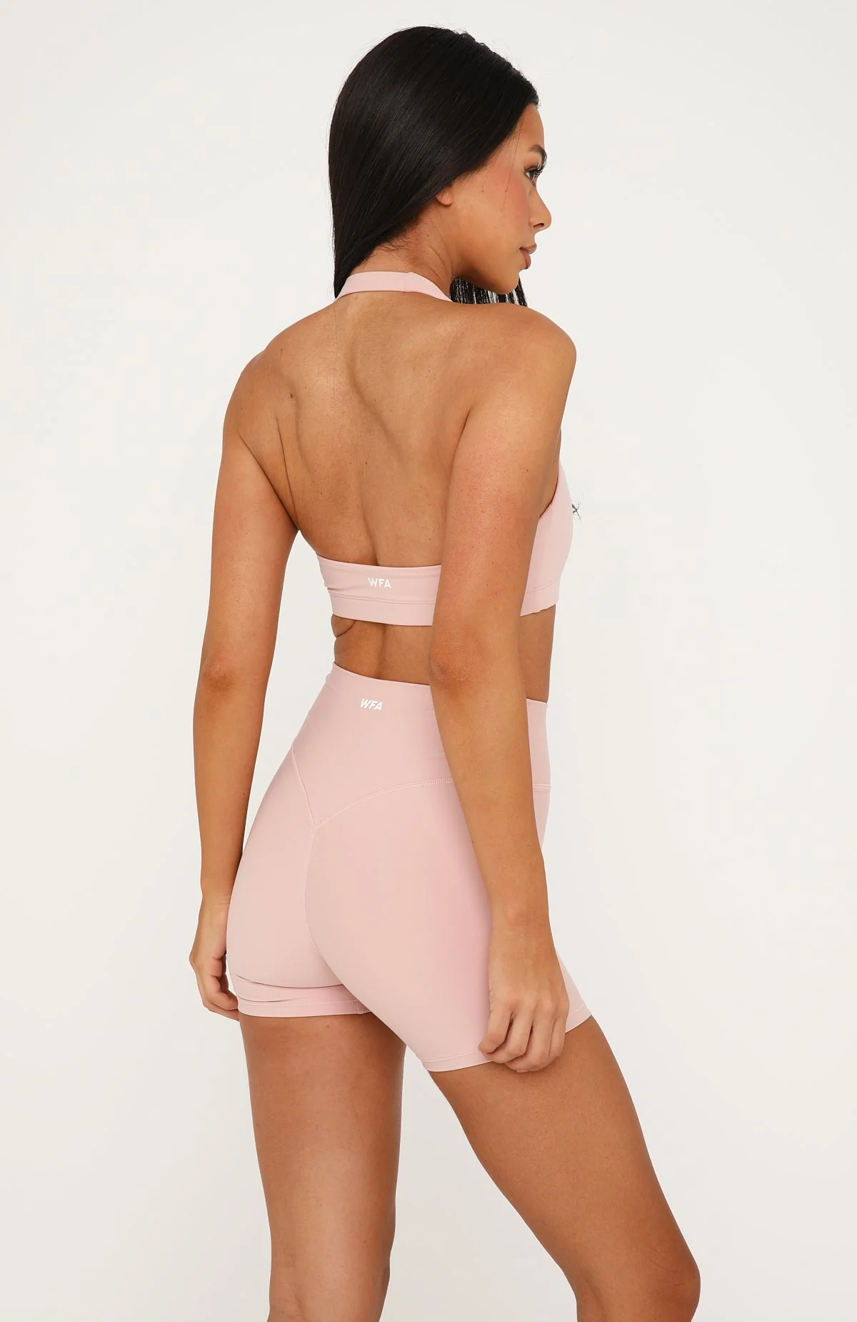 Keep Up High Waisted Shorts 4" Dusty Pink - Image 5