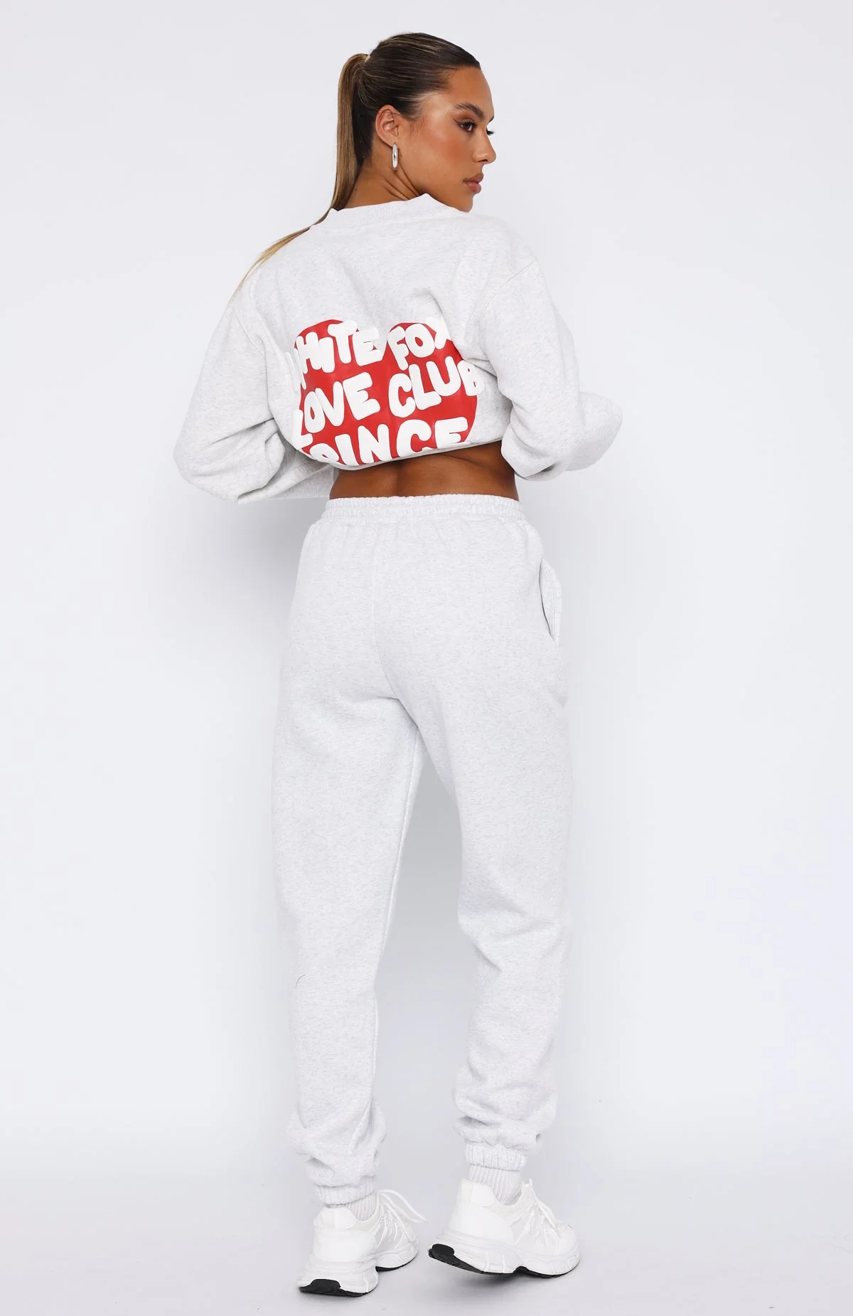 Love Club Sweatpants Grey Marle - Image 4