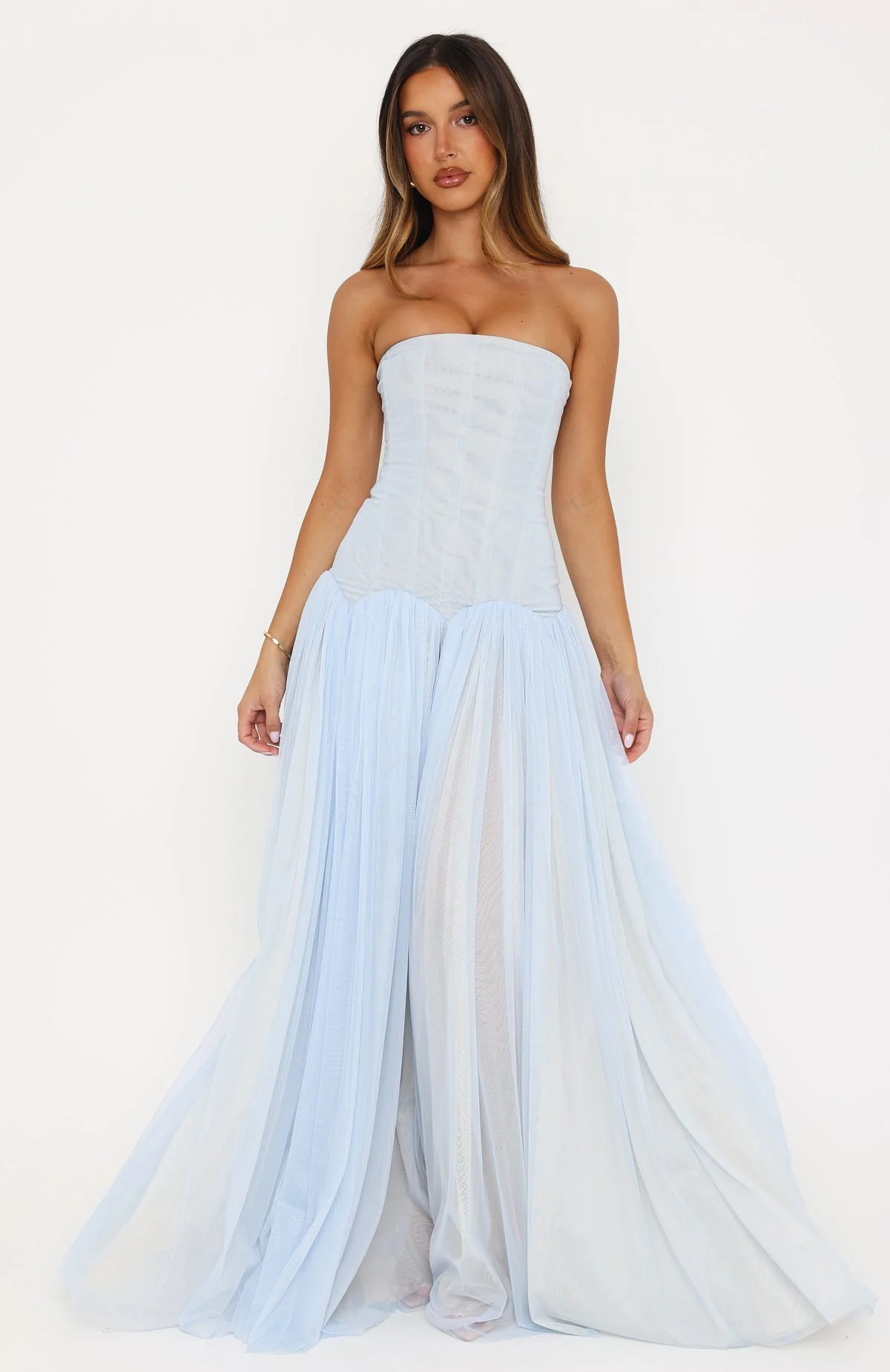 Magic Muse Maxi Dress Baby Blue - Image 3