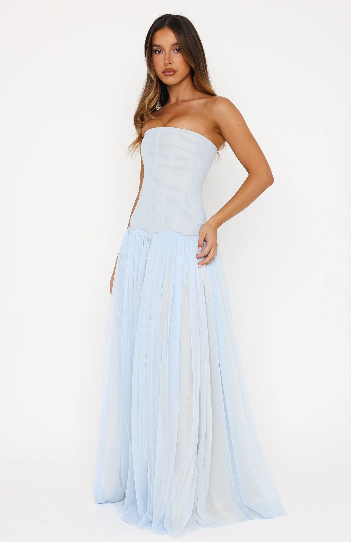 Magic Muse Maxi Dress Baby Blue - Image 4