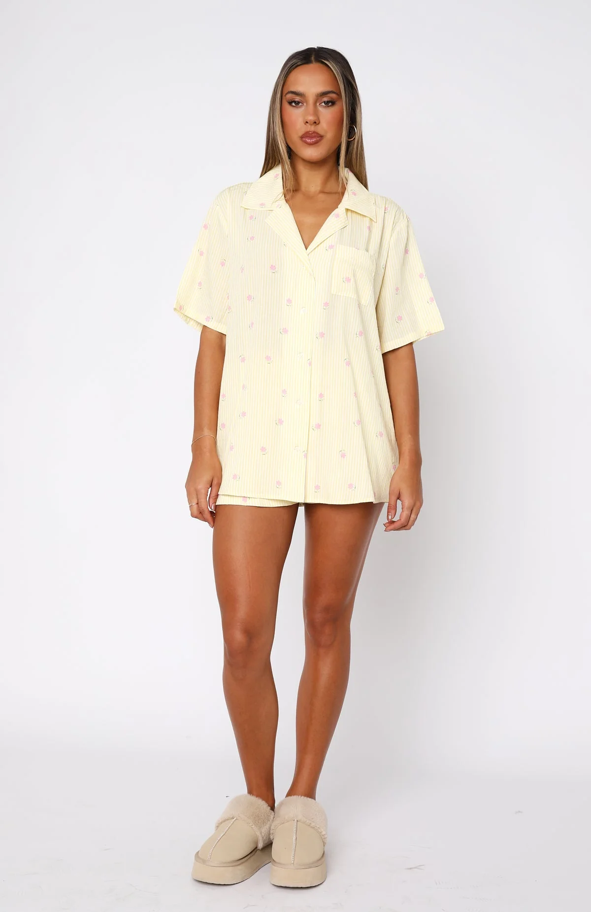 Offline Pyjama Set Lemon Meadow Stripe - Image 6