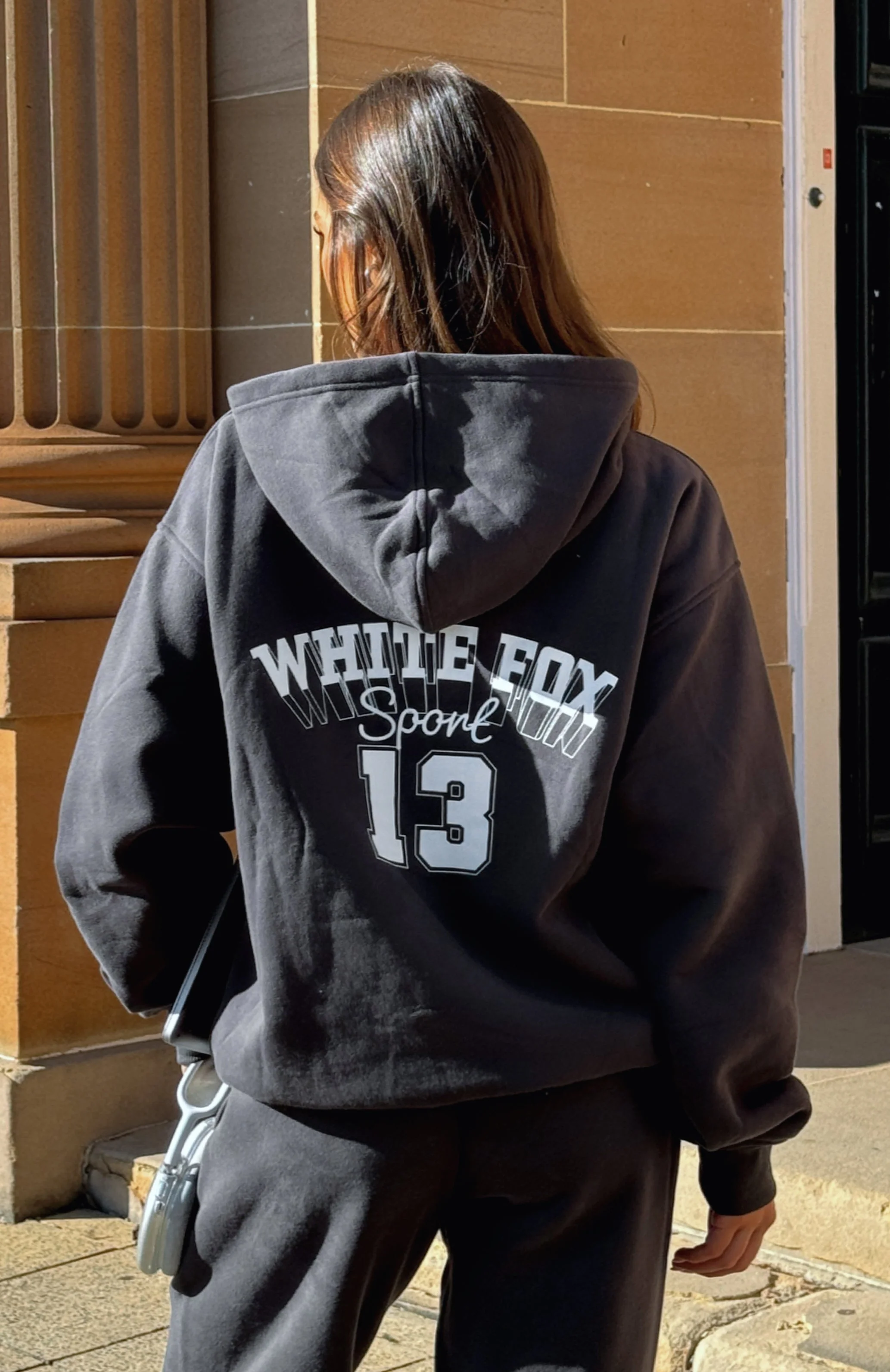 Out Of Line Oversized Hoodie Charcoal - Image 5