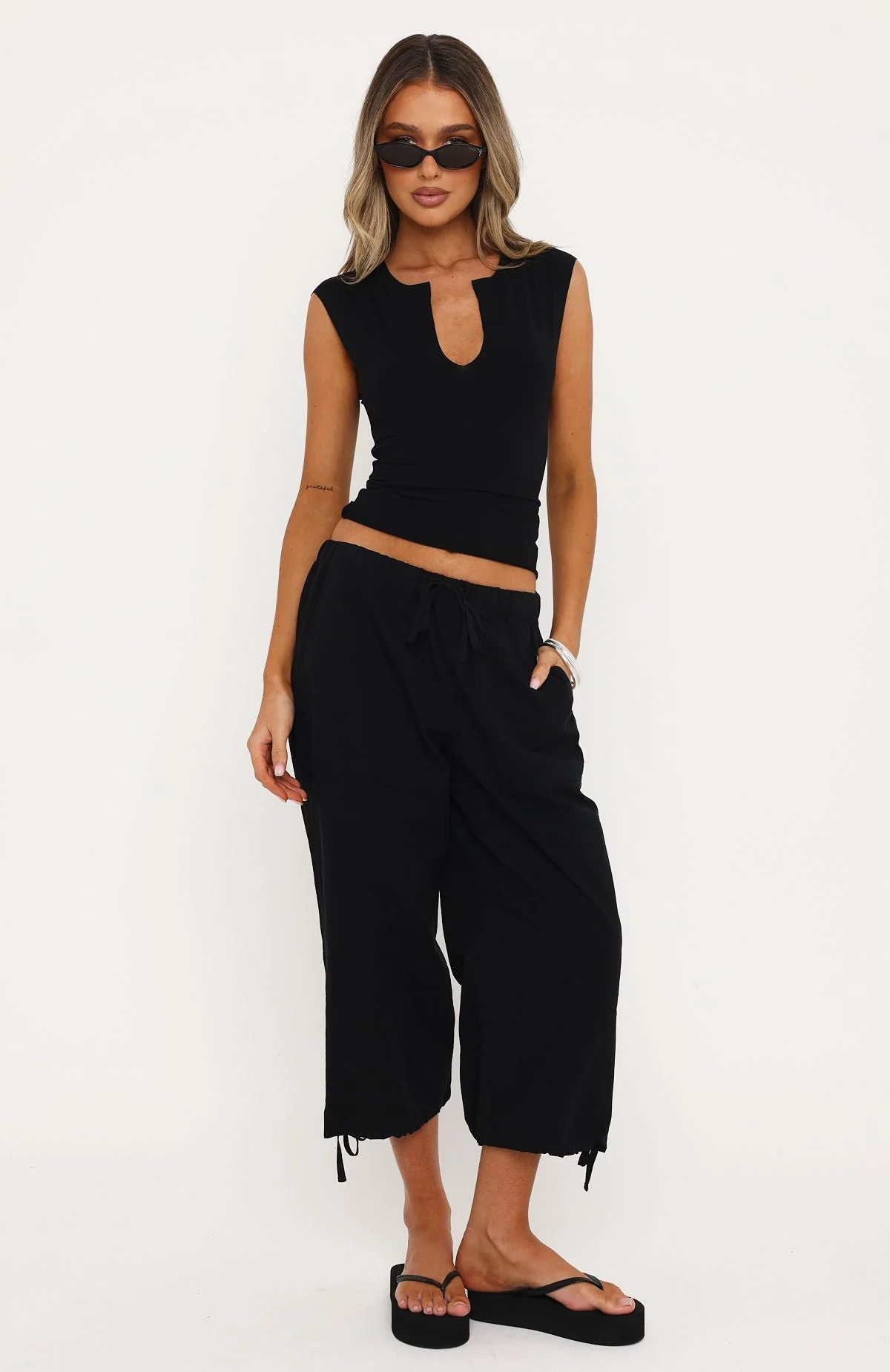 Something Cute Top Black - Image 6