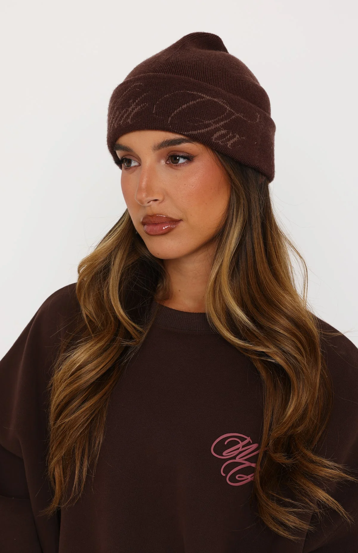 Studio 17 Agnes Beanie Chocolate - Image 4