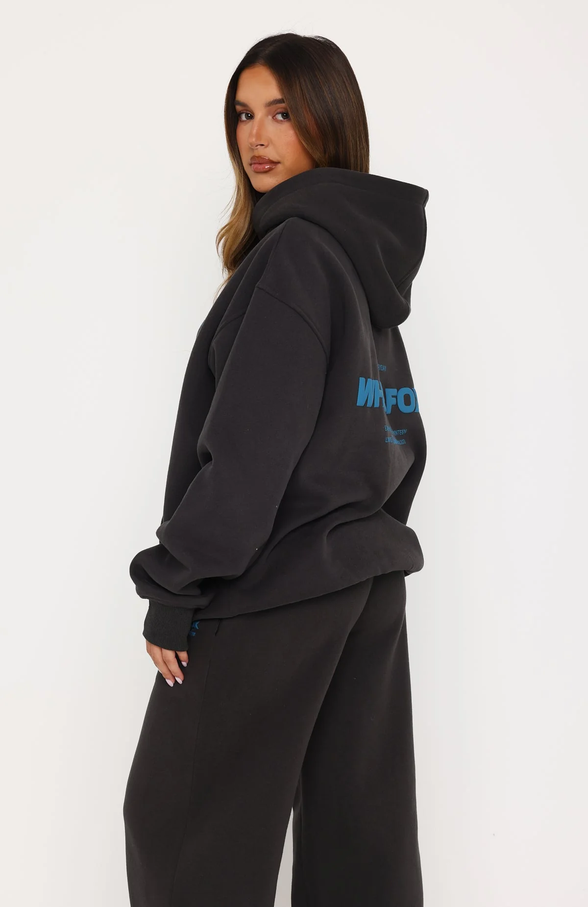 Studio 17 Tallulah Oversized Hoodie Charcoal - Image 4