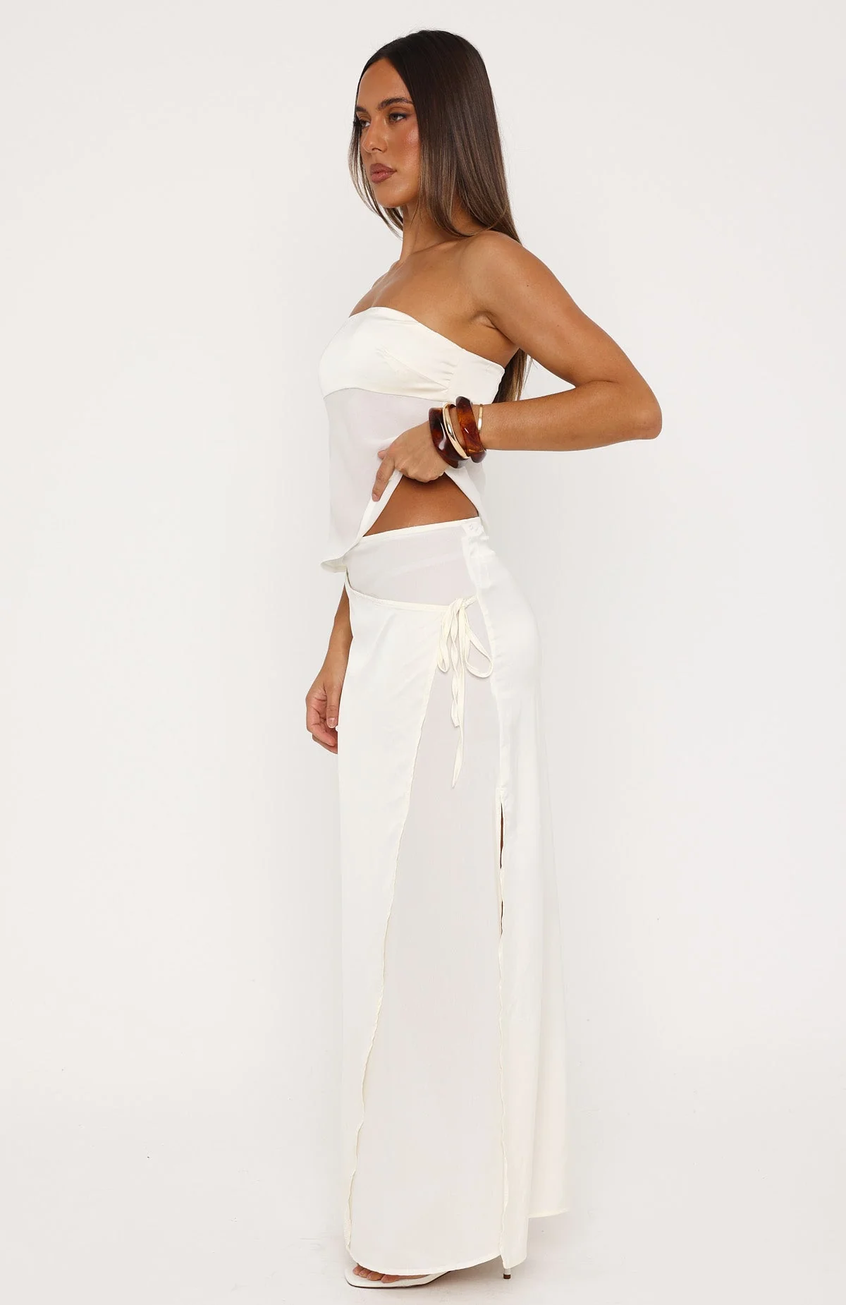 Sweet Sunshine Maxi Skirt Butter - Image 3